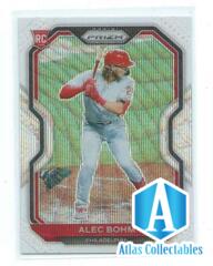 2021 Prizm Alec Bohm Rookie White Wave #140 Tier 2-Philadelphia Phillies